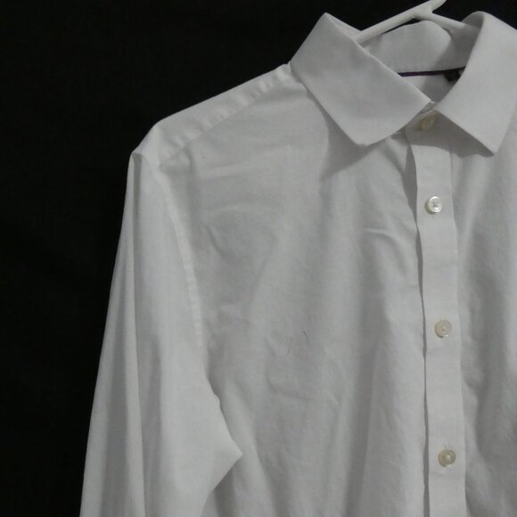 MATINIQUE | size 19/40 - medium | White Button-Up Dress Shirt | No Pockets - Picture 3 of 14